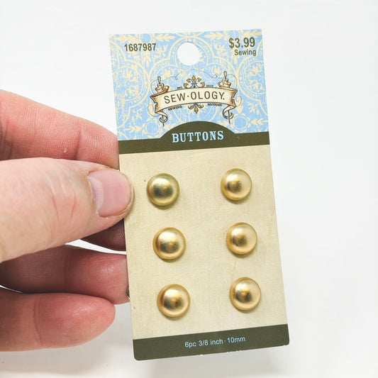 Sew-ology Gold Shank Buttons