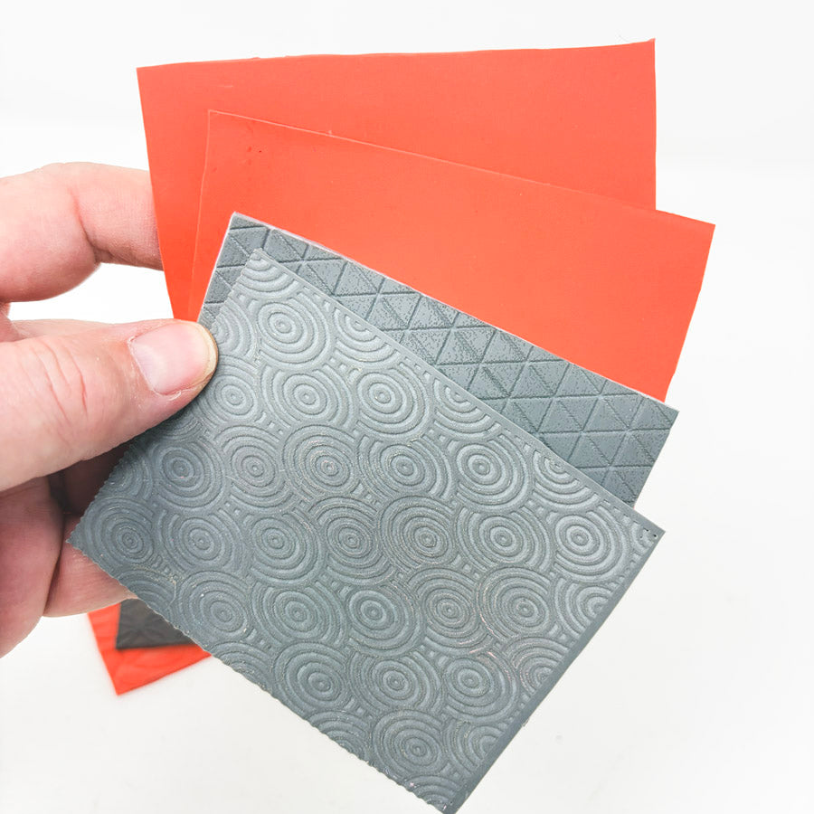 Small Texture Sheets Bundle for Polymer Clay