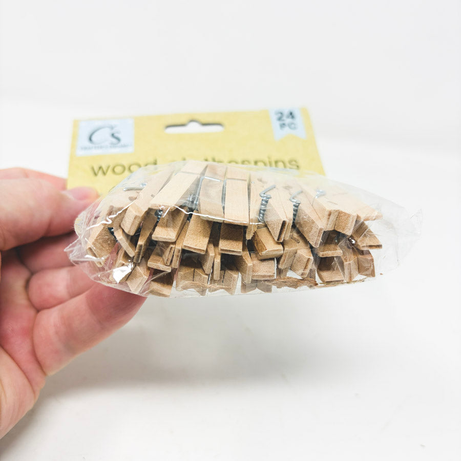 Crafter's Square Wood Clothespins