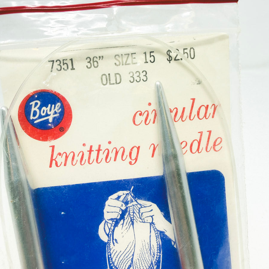 Boye Circular Knitting Needle - 36" - Size 15
