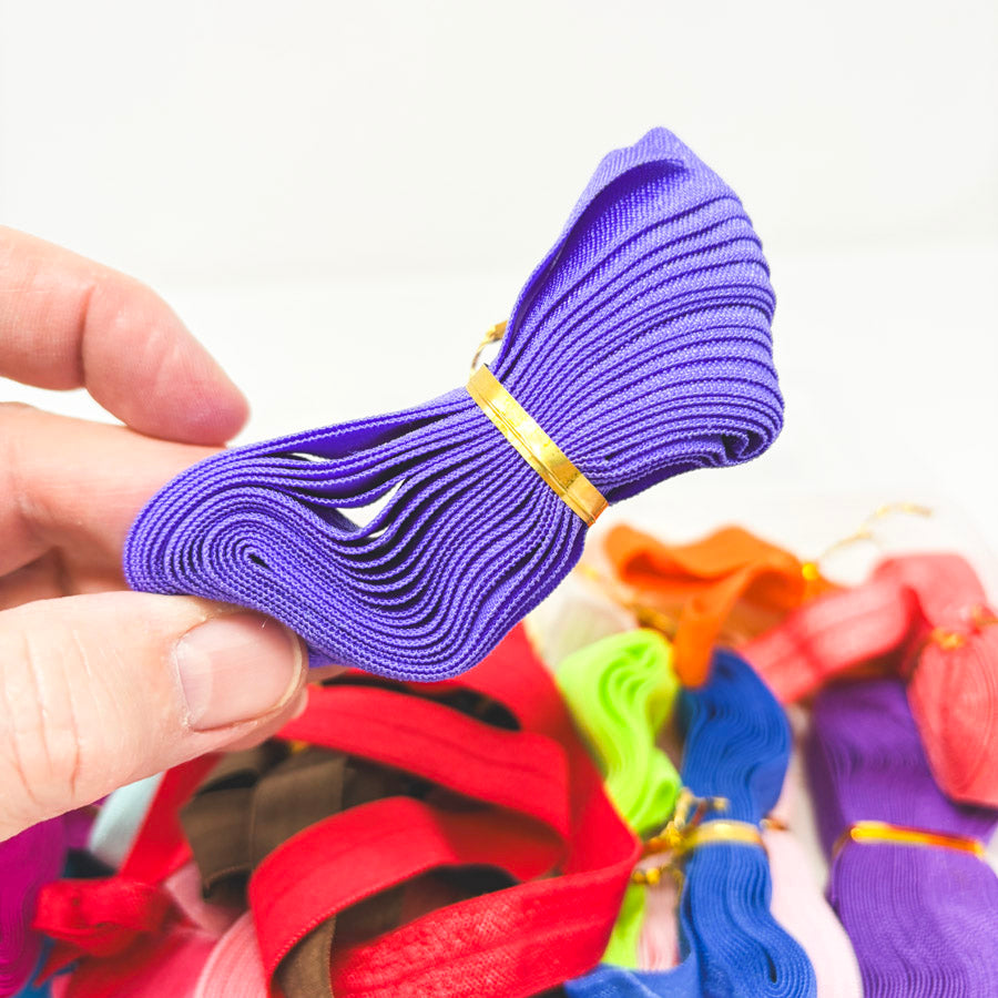 Bundle of Assorted Colored Elastic