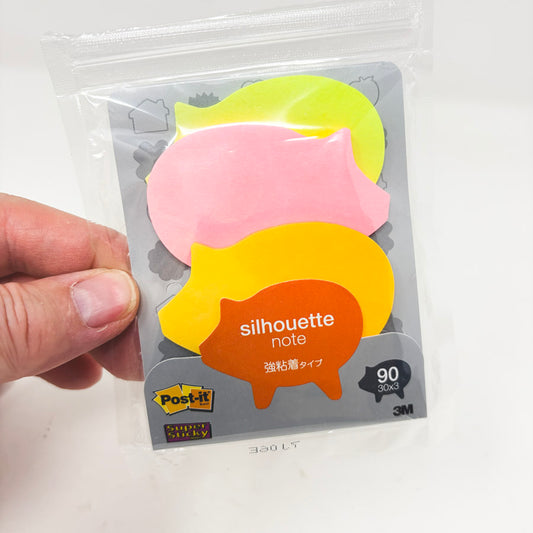 Pig Shaped Post It Notes