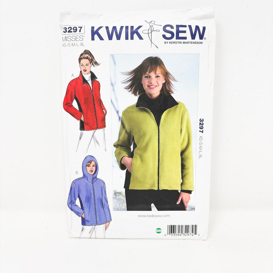 2010 Kwik Sew 3297 Jacket Sewing Pattern