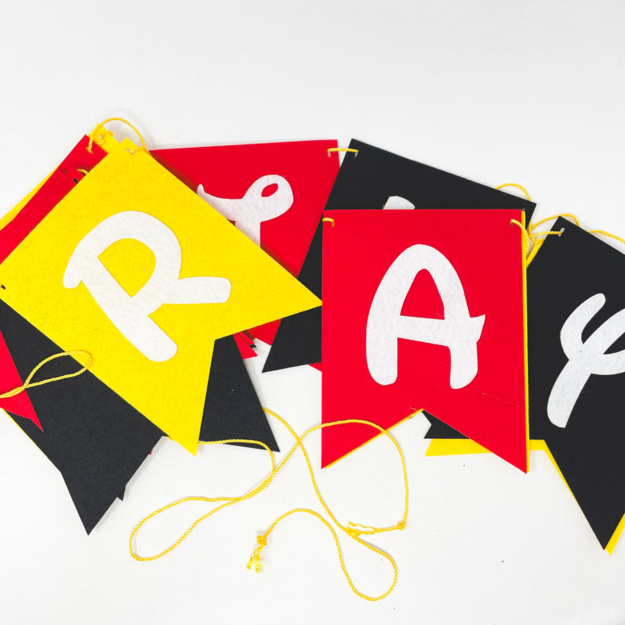 Mickey Mouse Happy Birthday Banner
