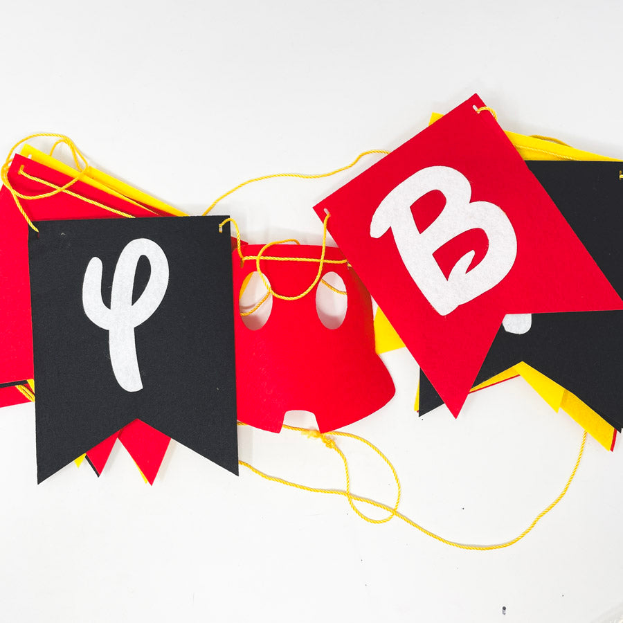 Mickey Mouse Happy Birthday Banner