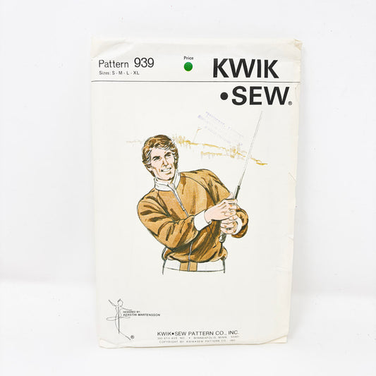 1970 Kwik Sew 939 Jacket Sewing Pattern