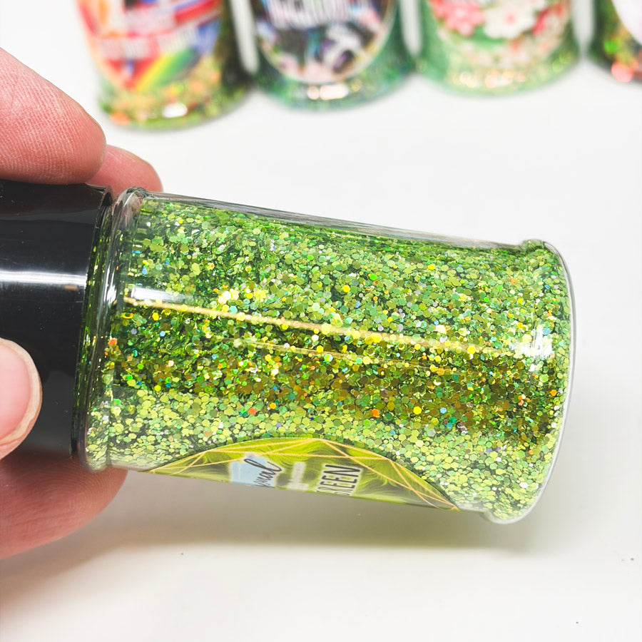 Green Assorted Glitters by It's Pretty Personal (1)