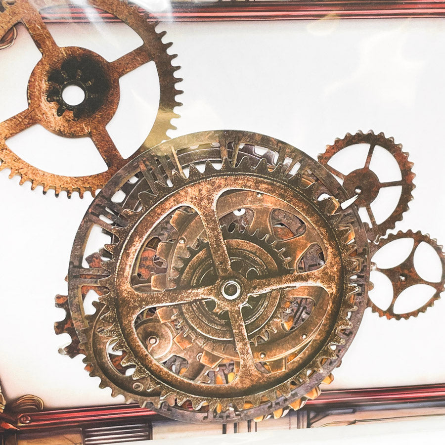 Forgotten Clock Gear Elements Paper Pack