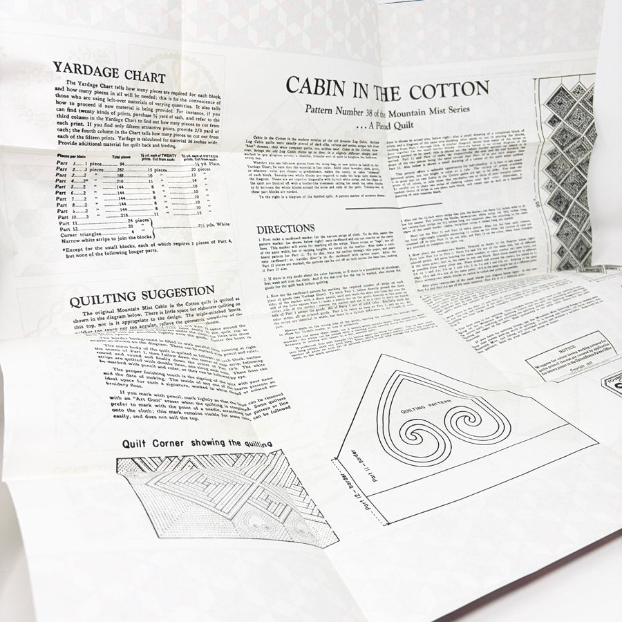 Bundle of Promotional Moon Over The Mountain Quilt Patterns