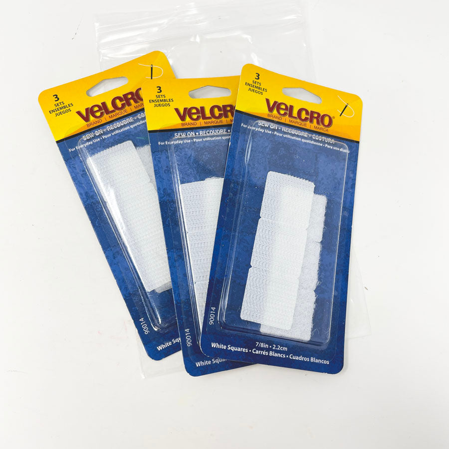 Velcro White Sew-On Bundle