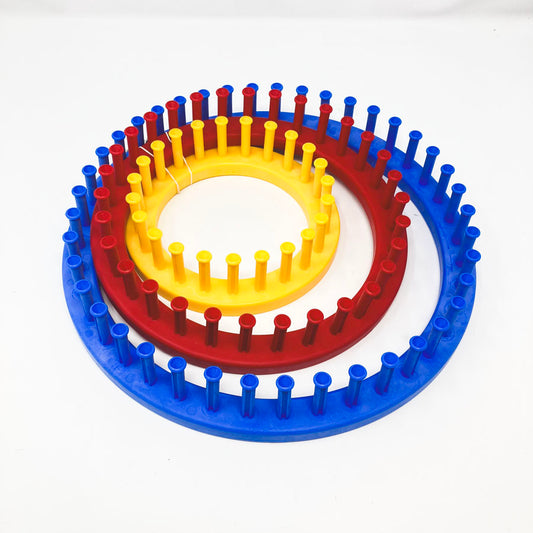 Rubberized Round Looms - Set of 3