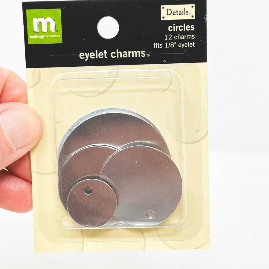 Making Memories Circle Eyelet Charms