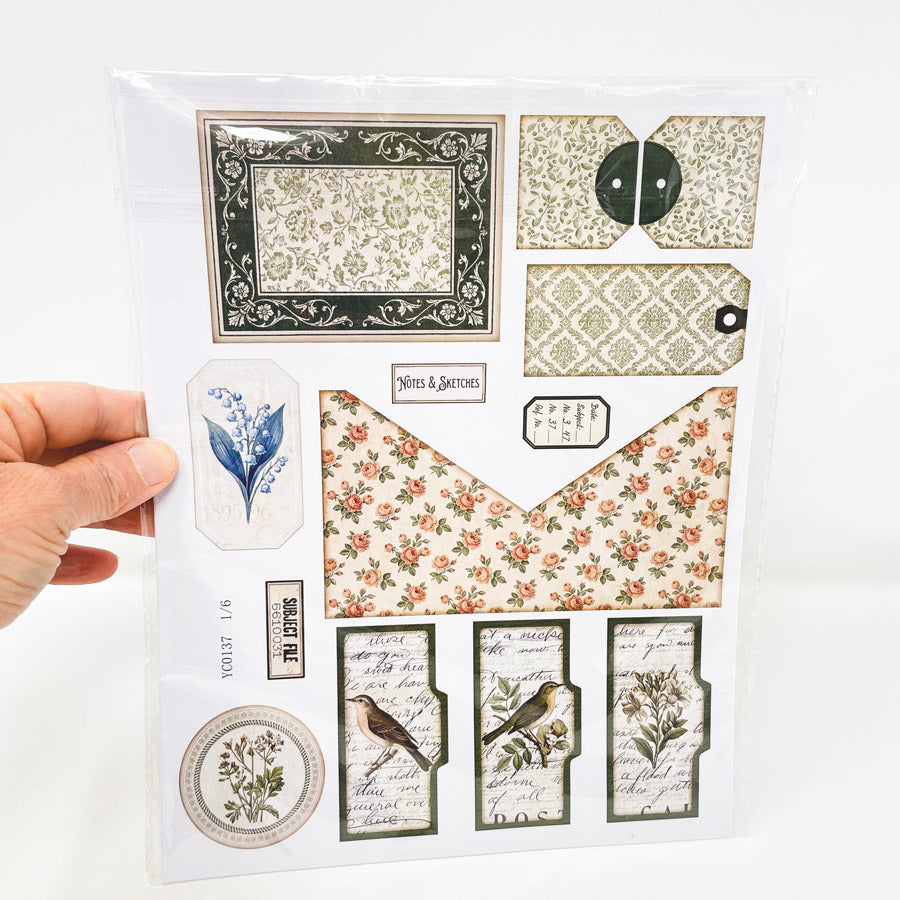 Trifold Portfolio Mini Paper Pack