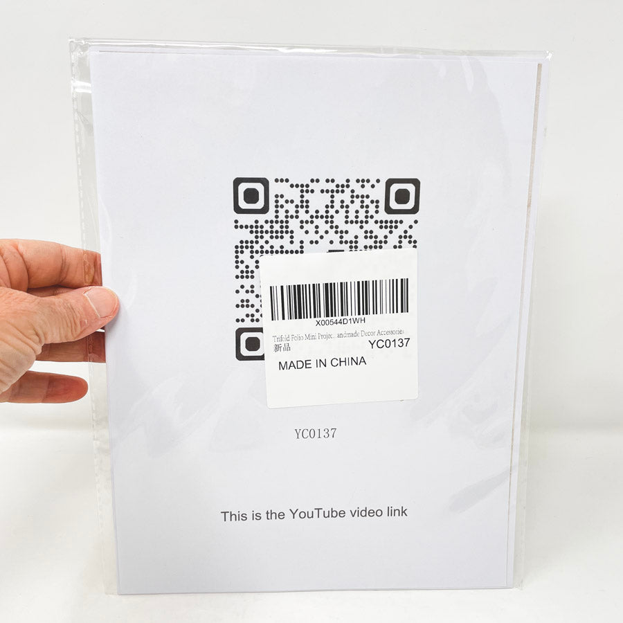 Trifold Portfolio Mini Paper Pack