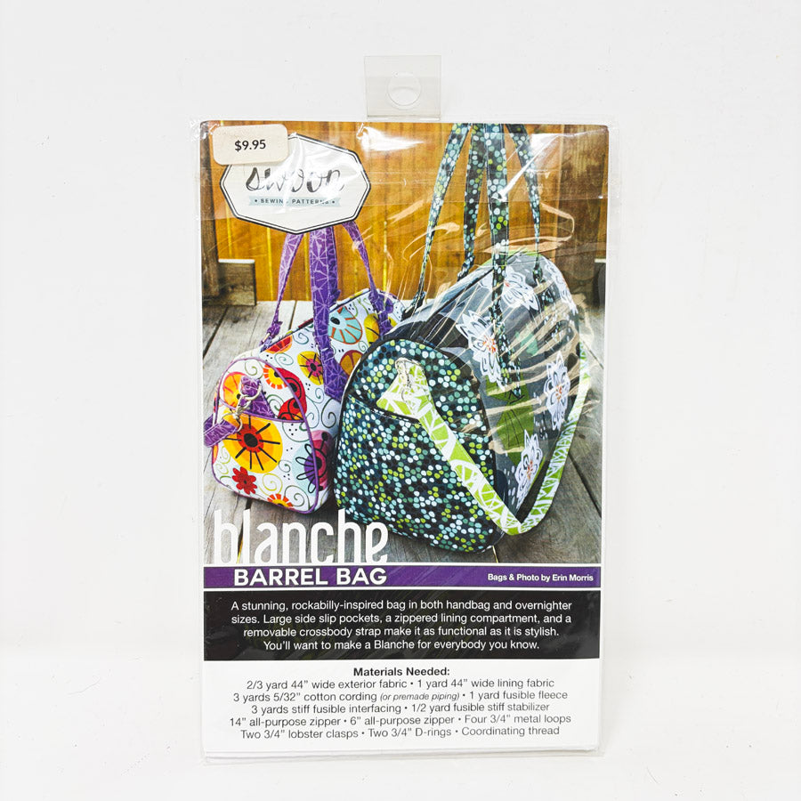 Blanche Barrel Bag Sewing Pattern by Swoon