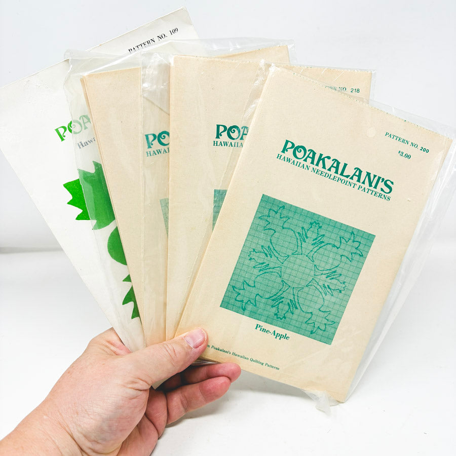 Bundle of Poakalani's Needlepoint Patterns (4)