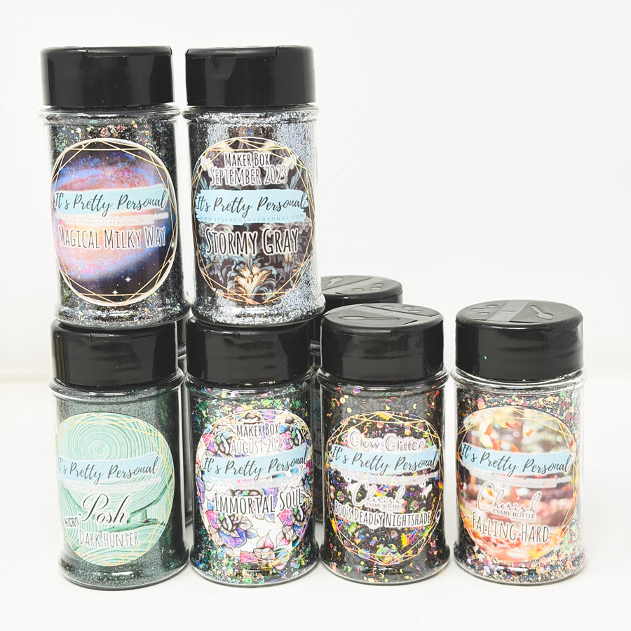 Black/Dark Assorted Glitters by It's Pretty Personal (1)