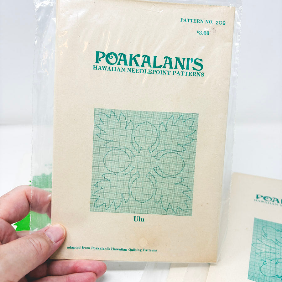 Bundle of Poakalani's Needlepoint Patterns (4)