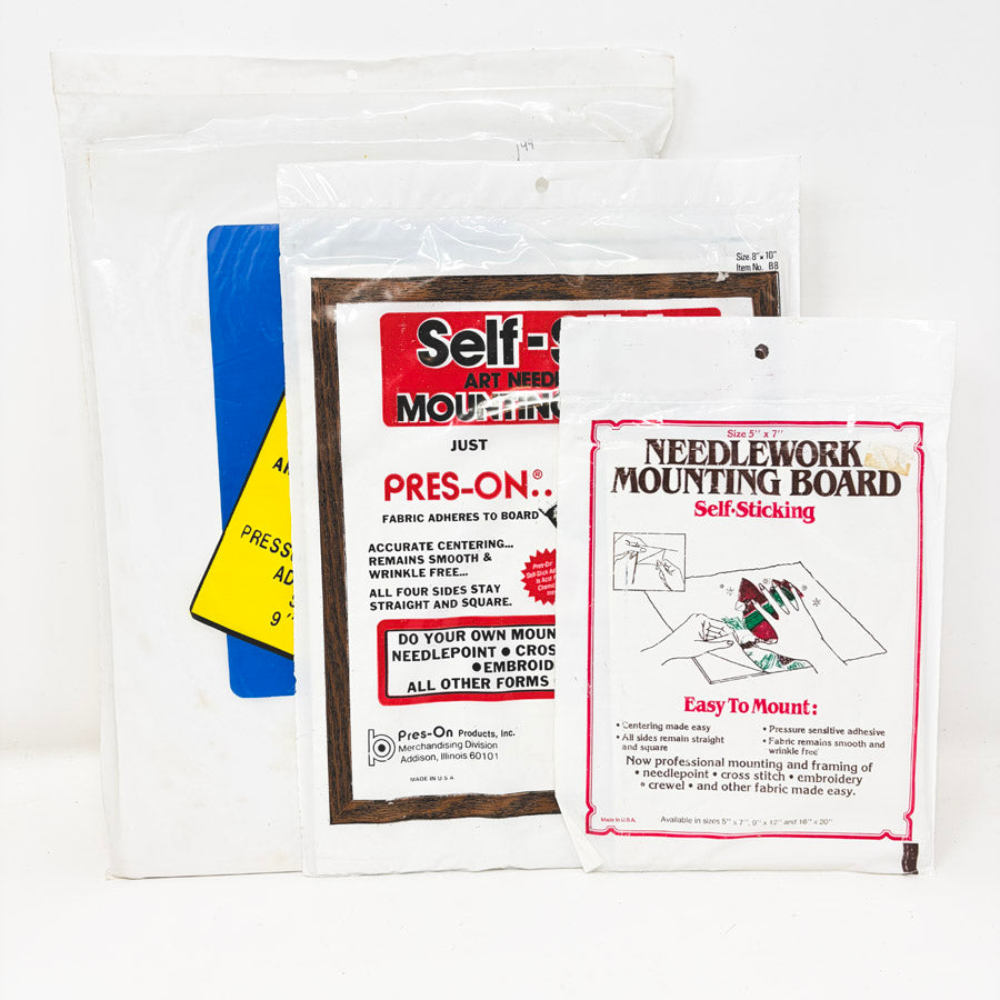 Self Sticking Needlework Mounting Boards