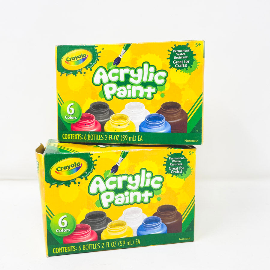 Crayola 6pk Acrylic Paint (1)