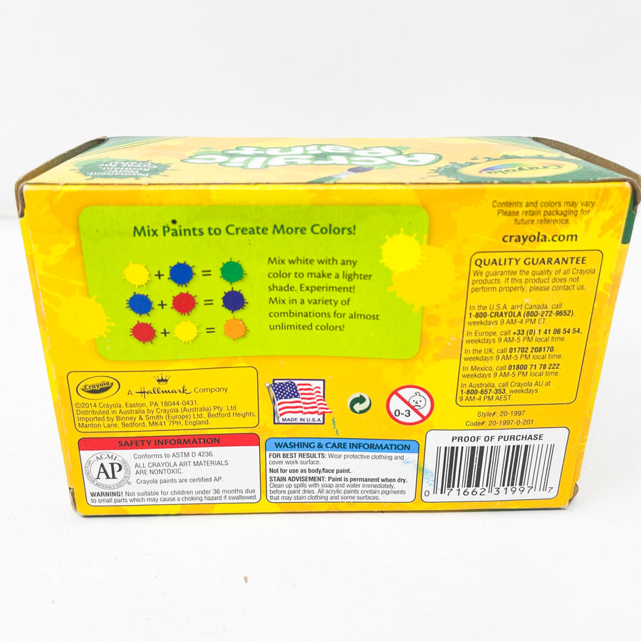 Crayola 6pk Acrylic Paint (1)