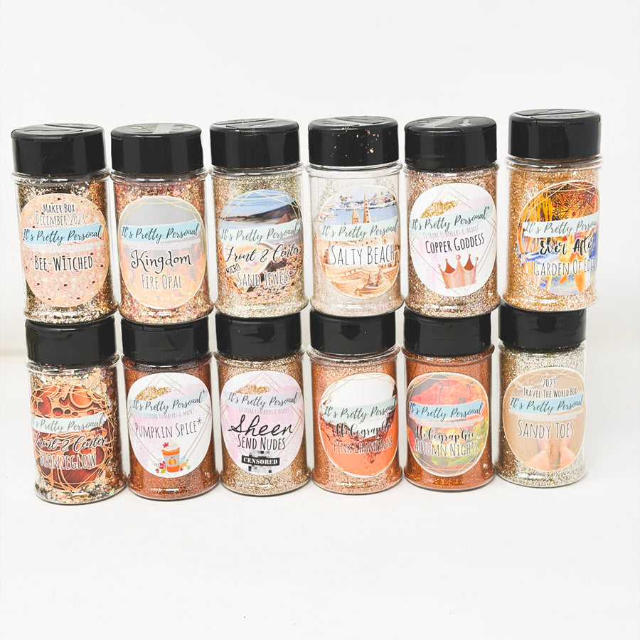 Orange/Warm Assorted Glitters by It's Pretty Personal (1)