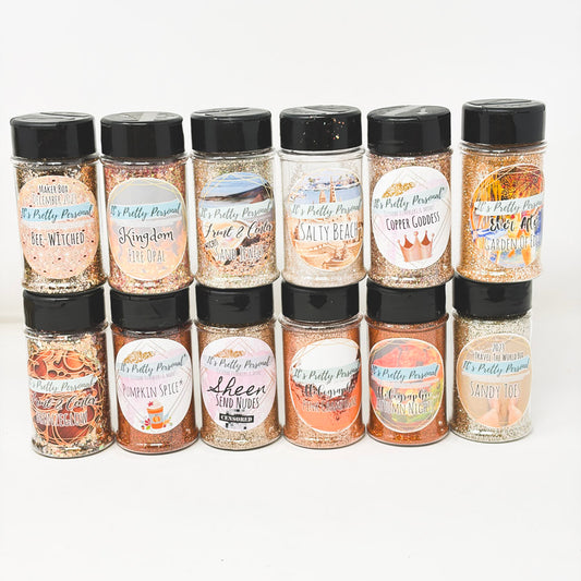 Orange/Warm Assorted Glitters by It's Pretty Personal (1)
