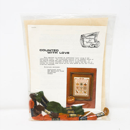 Counted With Love Cross Stitch Kit