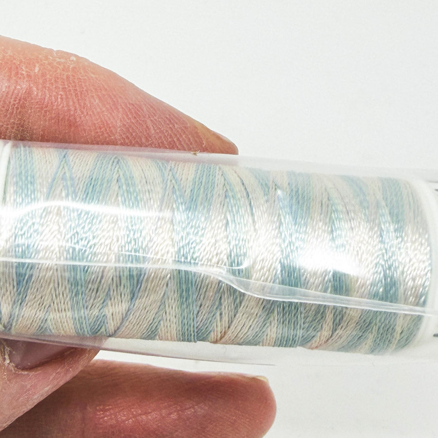 Sulky 40 Blue White Variegated Thread