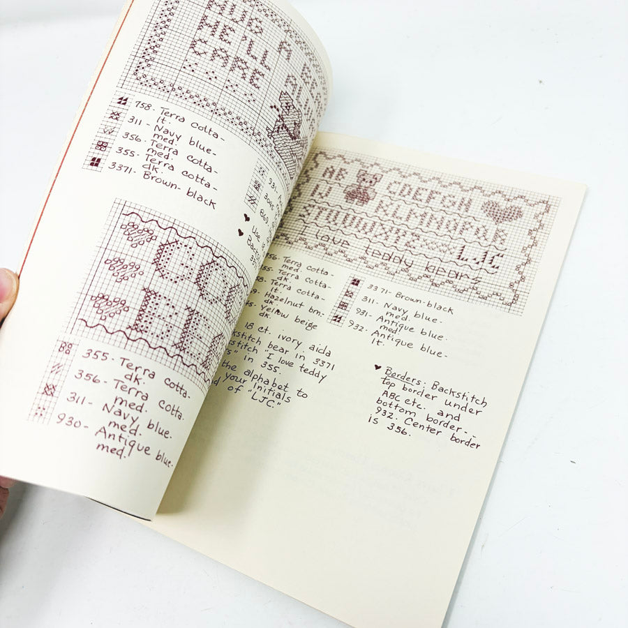 Sweet Saying Cross Stitch Pattern Book by Laura J. Conley