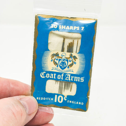 Coat of Arms Sharps 7 Sewing Needles