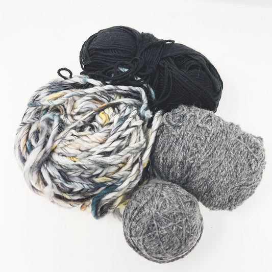 Swirly Darks Yarn Bundle