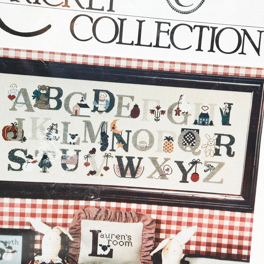 The Cricket Collection Alphabet Cross Stitch Pattern