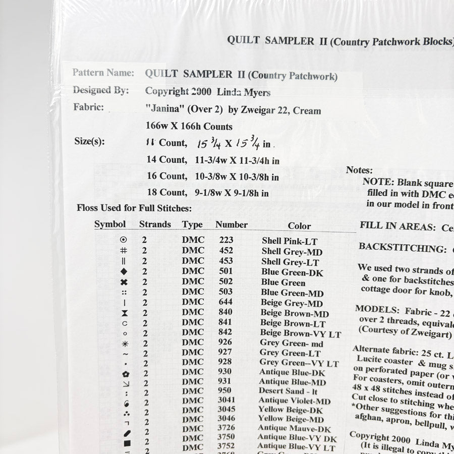 Quilt Samplers – The Design Connection Cross Stitch Patterns