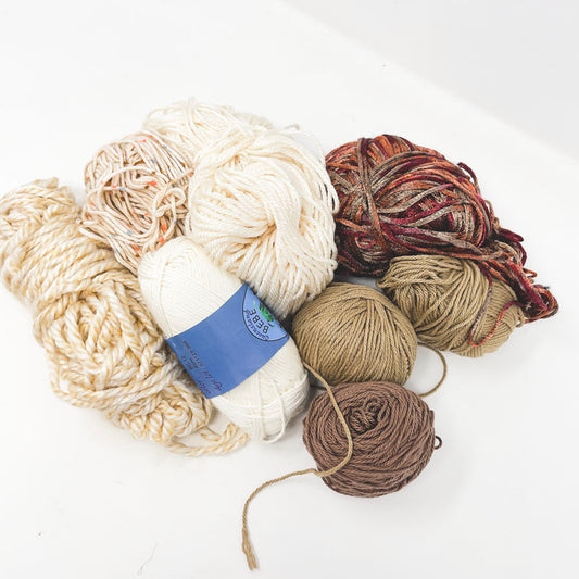 Rusty Cream Yarn Bundle