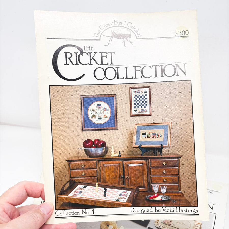 The Cricket Collection Cross Stitch Pattern Leaflets