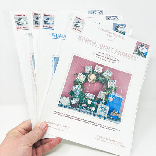 Seasonal Quilt Squares – The Design Connection Cross Stitch Patterns