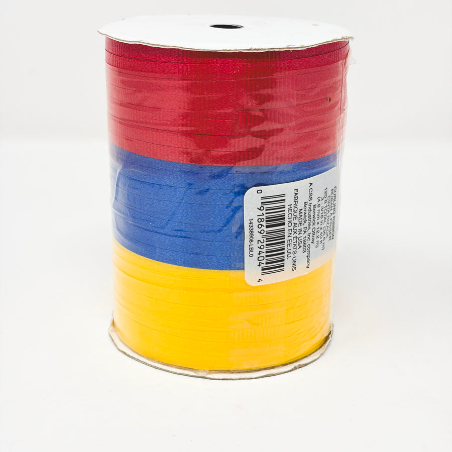 Spool of Primary Color Gift Ribbon