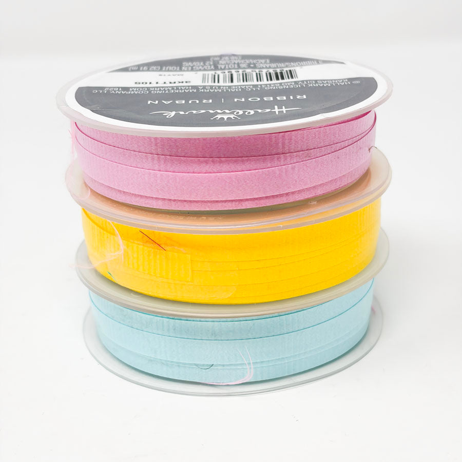 Hallmark Ribbon 3 pc Hallmark Gift Ribbon Set – Hello Art Hatchery