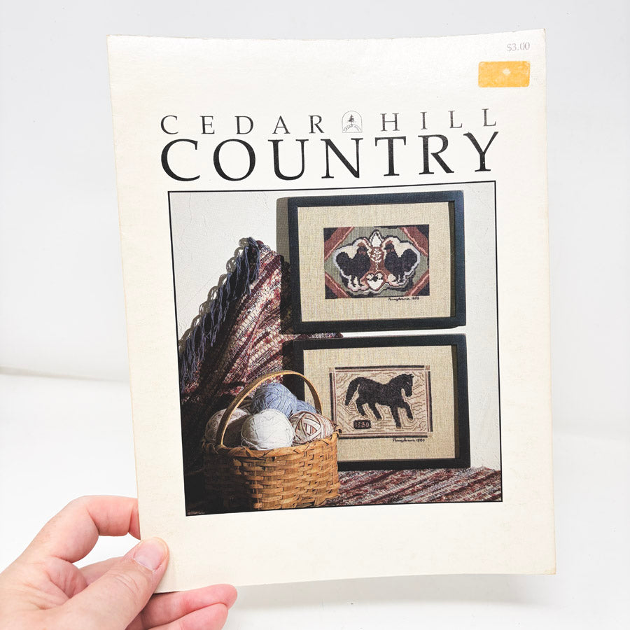 Cedar Hill Country Cross Stitch Pattern Leaflets