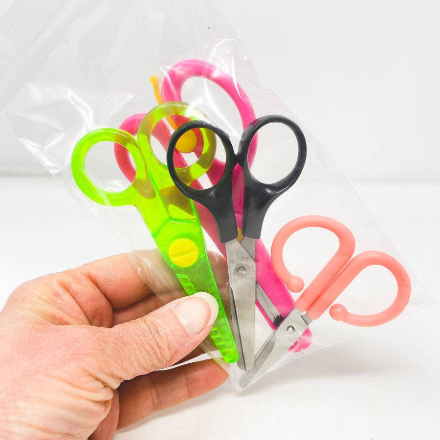Bundle of Four Kids Scissors