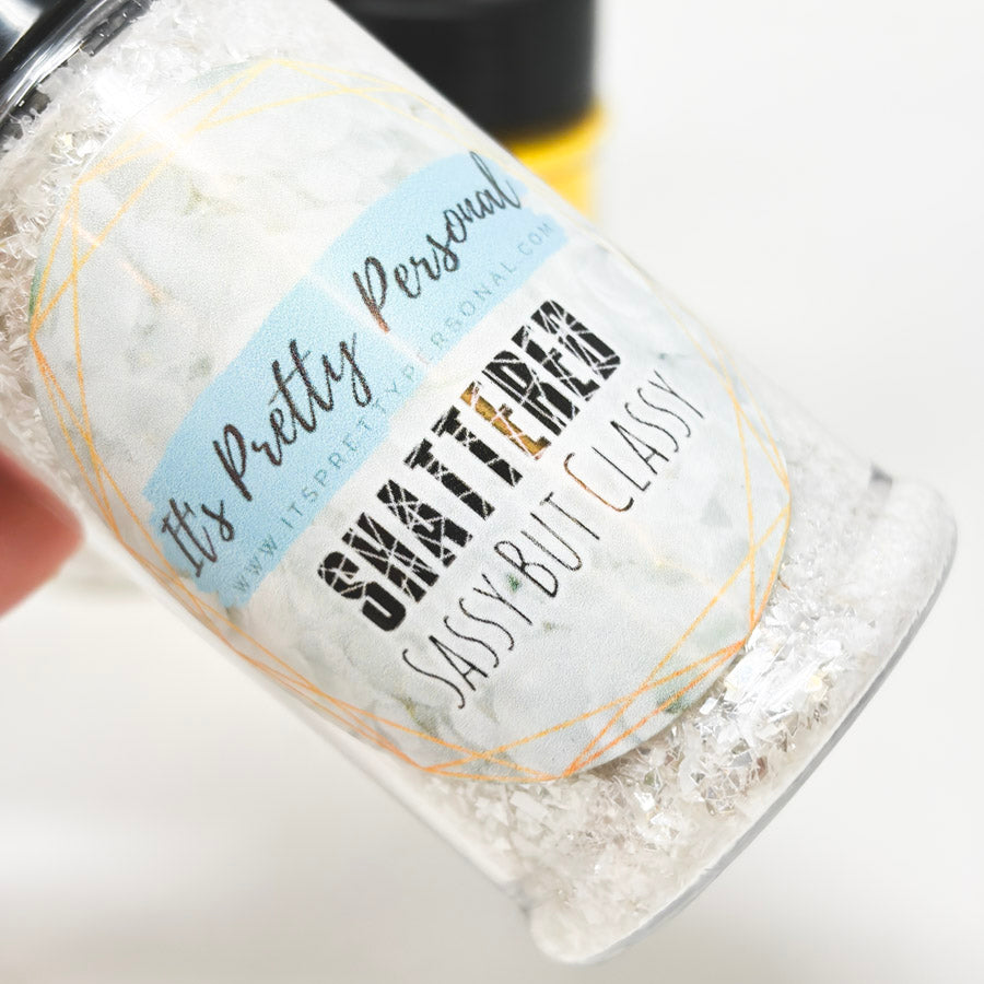 White/Yellow Assorted Glitters by It's Pretty Personal (1)