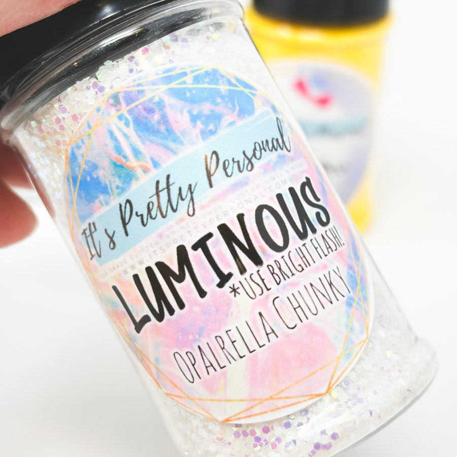 White/Yellow Assorted Glitters by It's Pretty Personal (1)