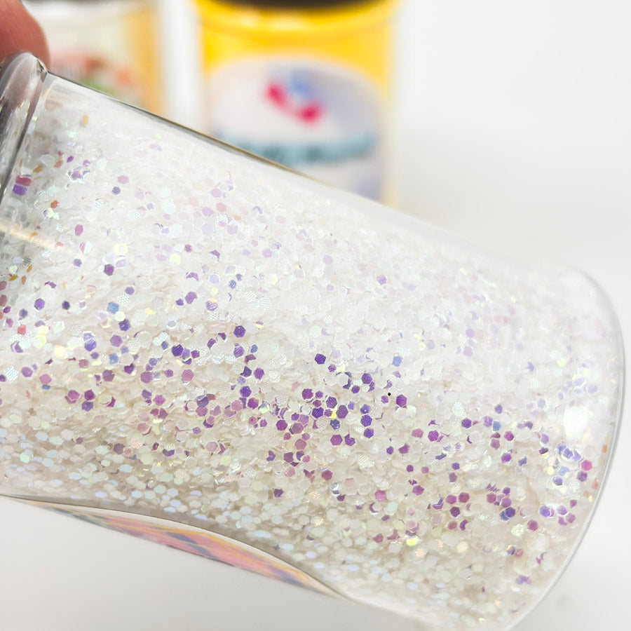 White/Yellow Assorted Glitters by It's Pretty Personal (1)