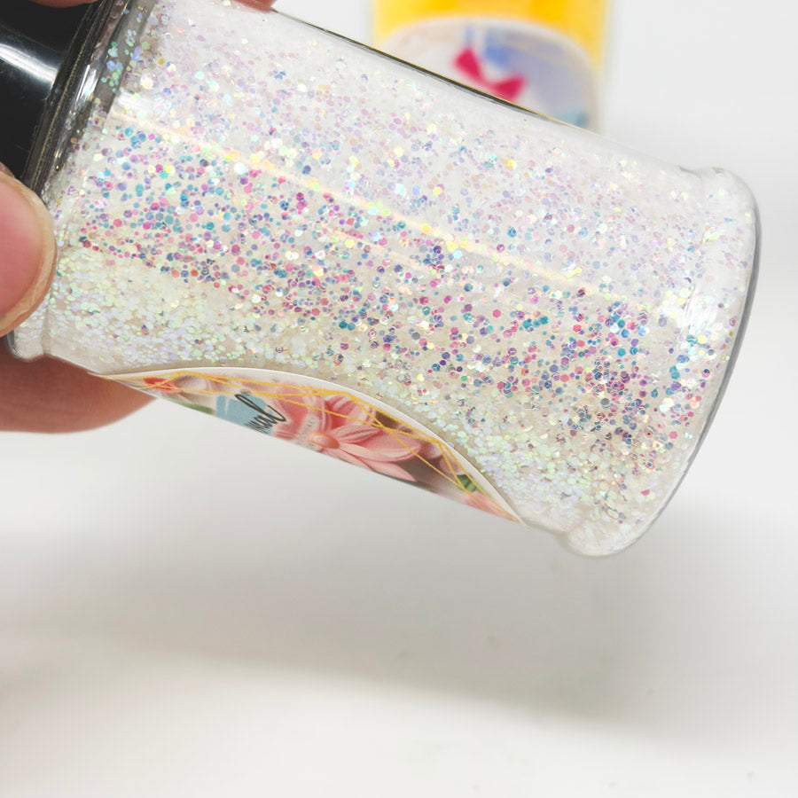 White/Yellow Assorted Glitters by It's Pretty Personal (1)