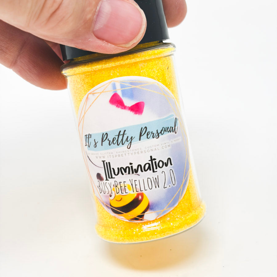 White/Yellow Assorted Glitters by It's Pretty Personal (1)
