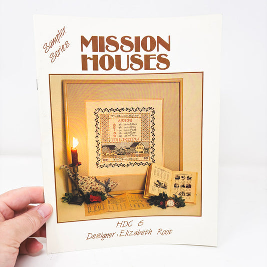 Mission Houses Cross Stitch Pattern Leaflet