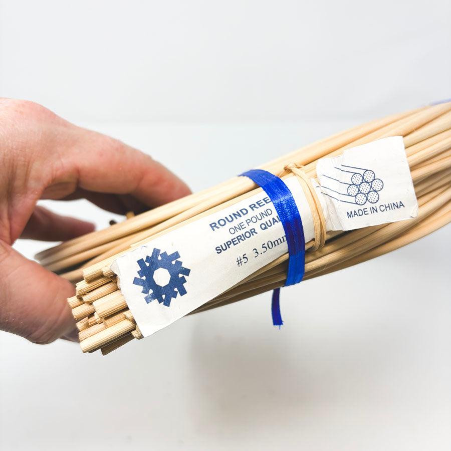 Basket Weaving Reed – Round Reed #5 – 3.5 mm – PLB