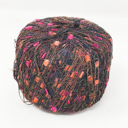 Ruby Copper Ladder Ribbon Yarn