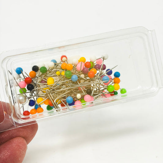 Straightpins with Colored Heads